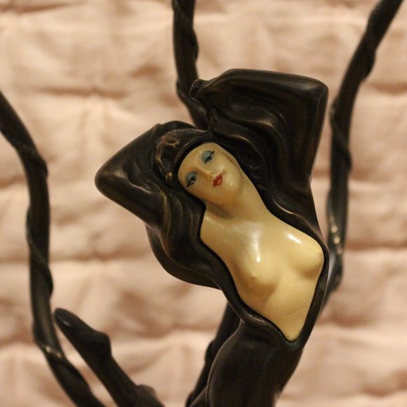 Antique Bronze Auguste Moreau French Nude Topless - Picture 5 of 16